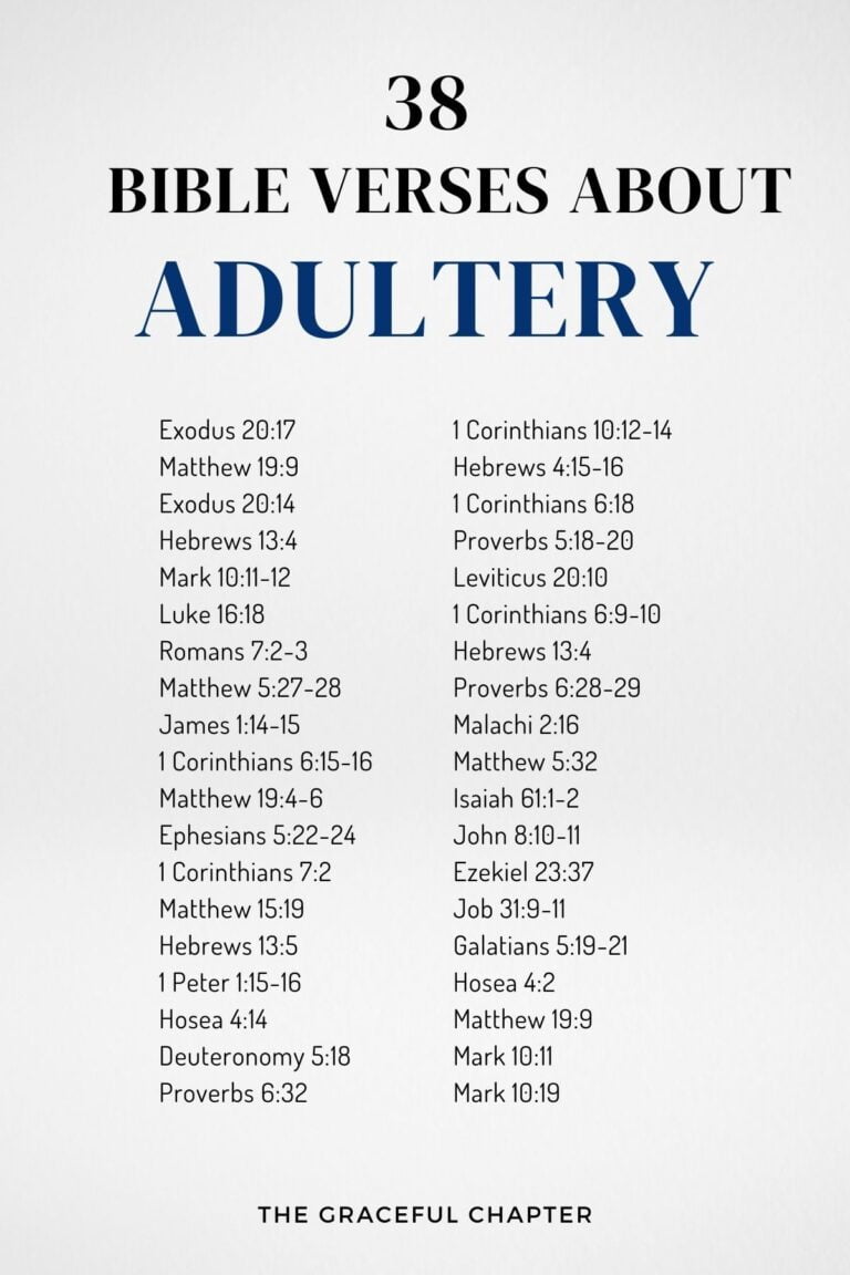 List Of Adulterers in the Bible